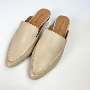 Madewell Womens The Frances Skimmer Mule in Leather size 6.5